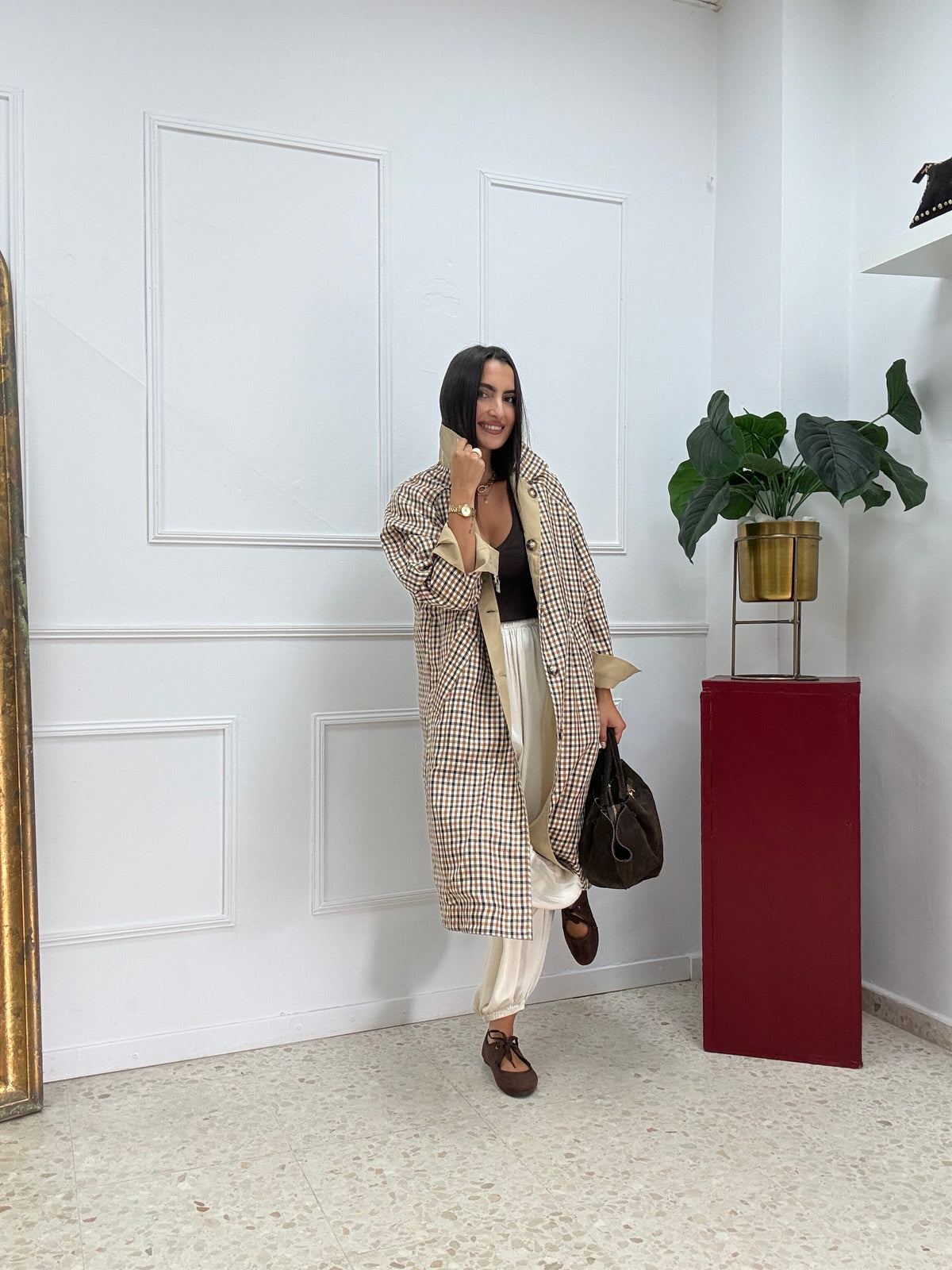 GABARDINA ZARA BEIGE