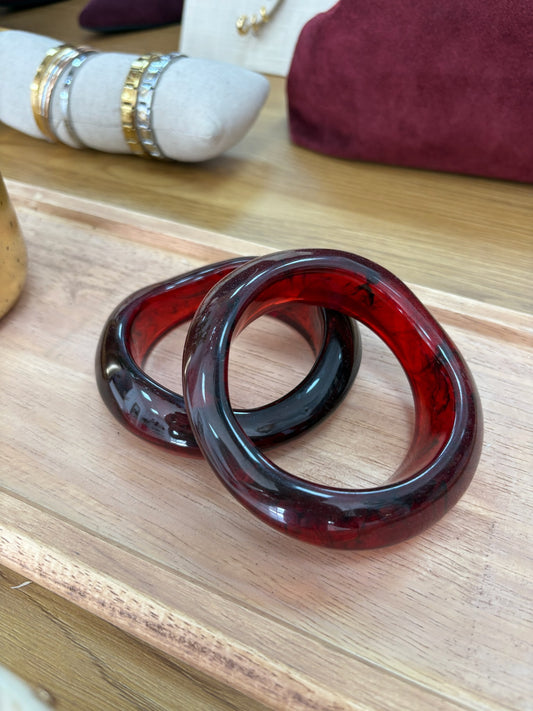 Brazalete burdeos