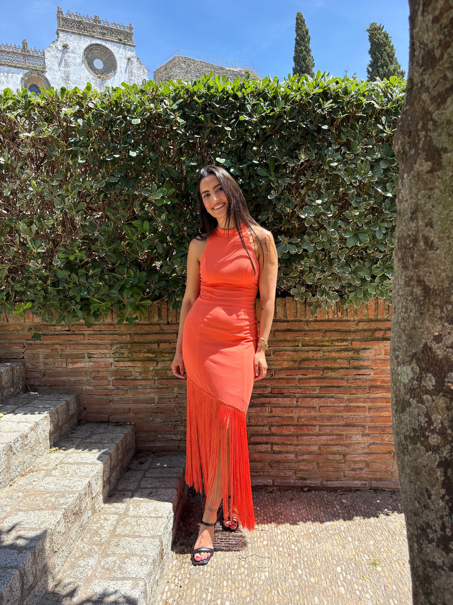 VESTIDO CORAL FLECO