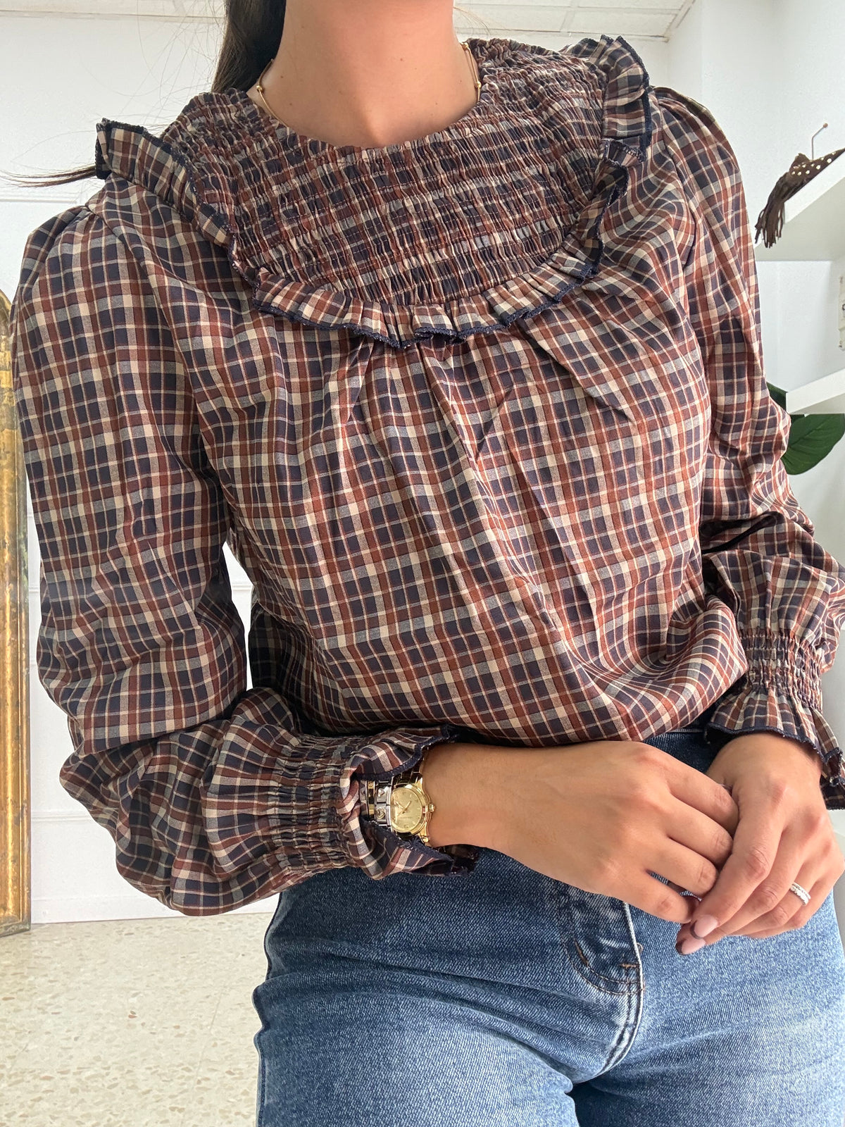 CAMISA VICHY MARINA