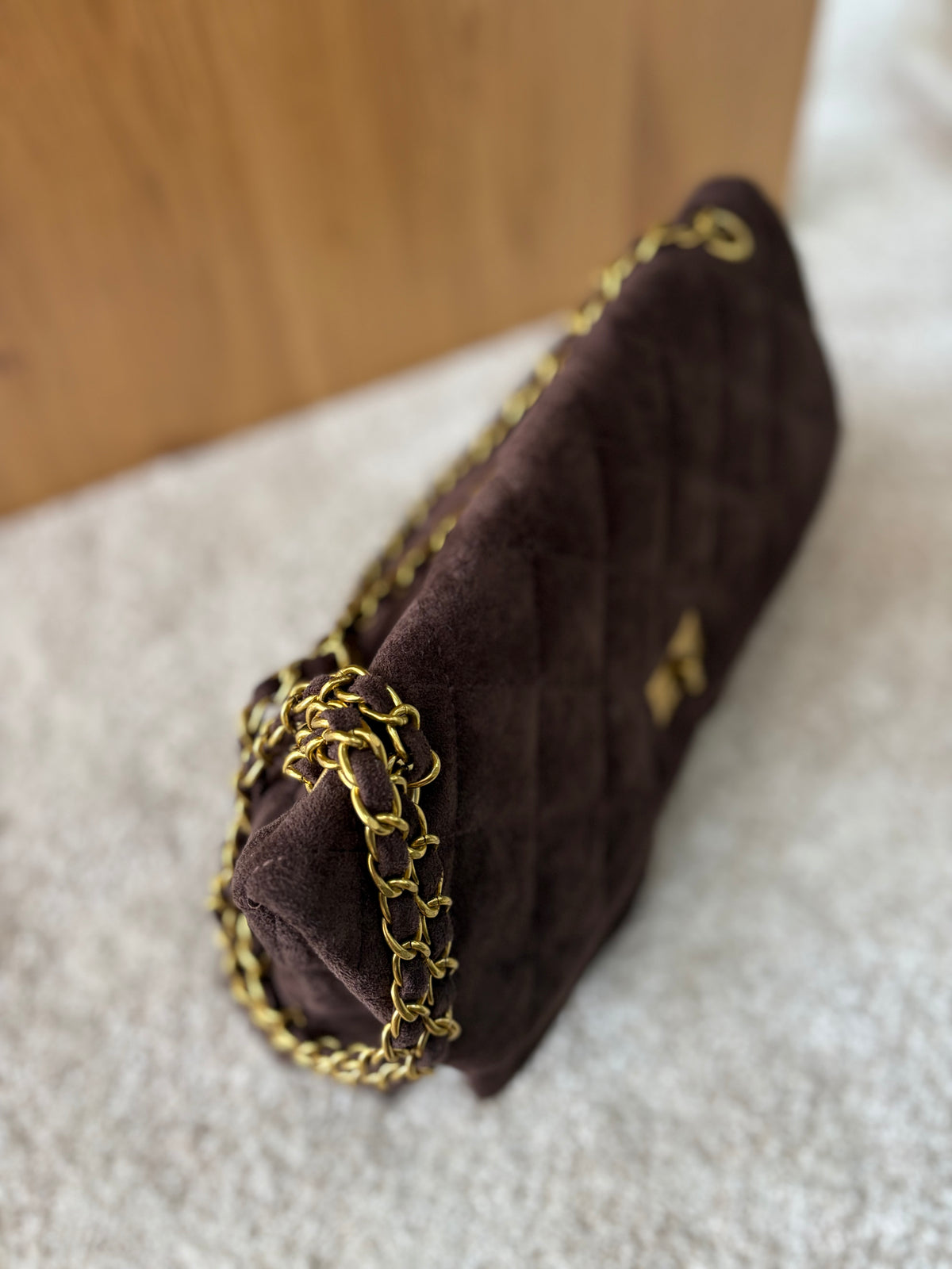 BOLSO ACOLCHADO CHOCO