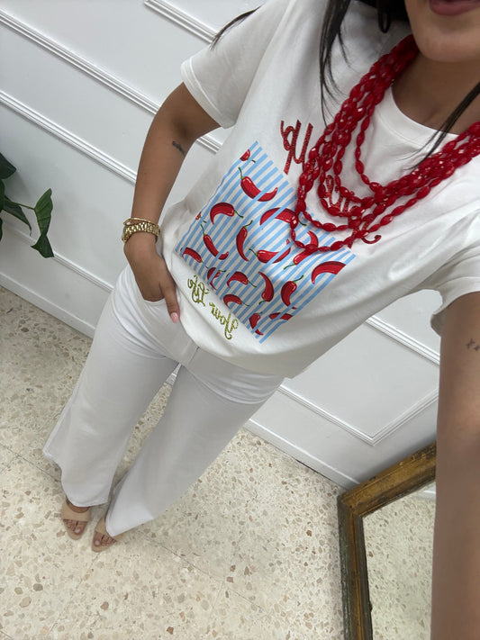 CAMISETA PIMIENTO