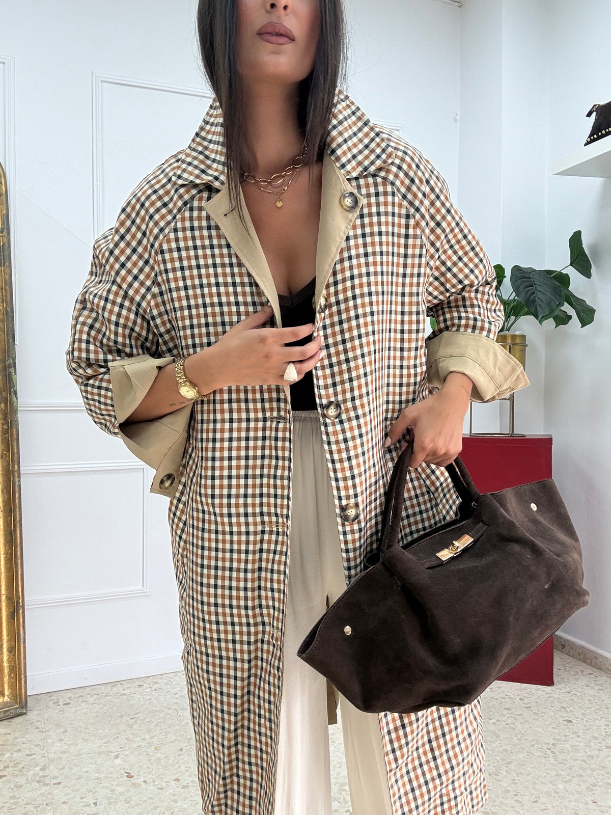GABARDINA ZARA BEIGE