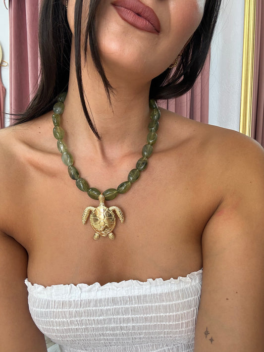 COLLAR TORTUGA VERDE