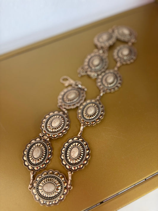 CINTURÓN CHAPA ORO