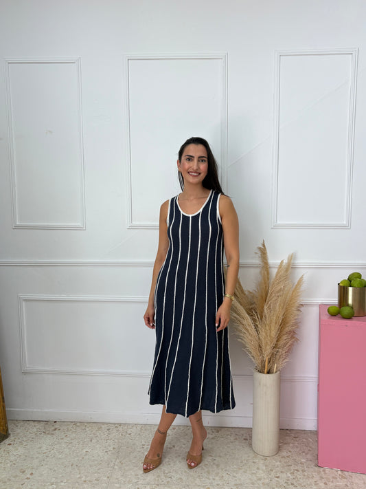 VESTIDO VEJER MARINO
