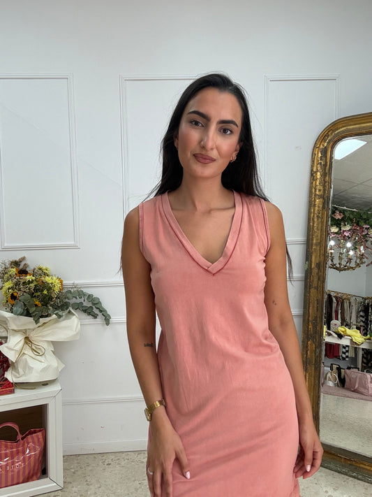 VESTIDO GOMERA ROSA