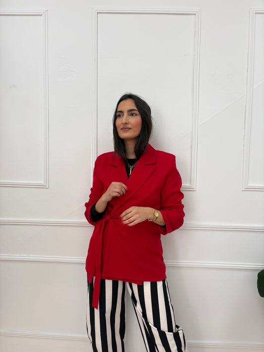 BLAZER ROJA NUDO