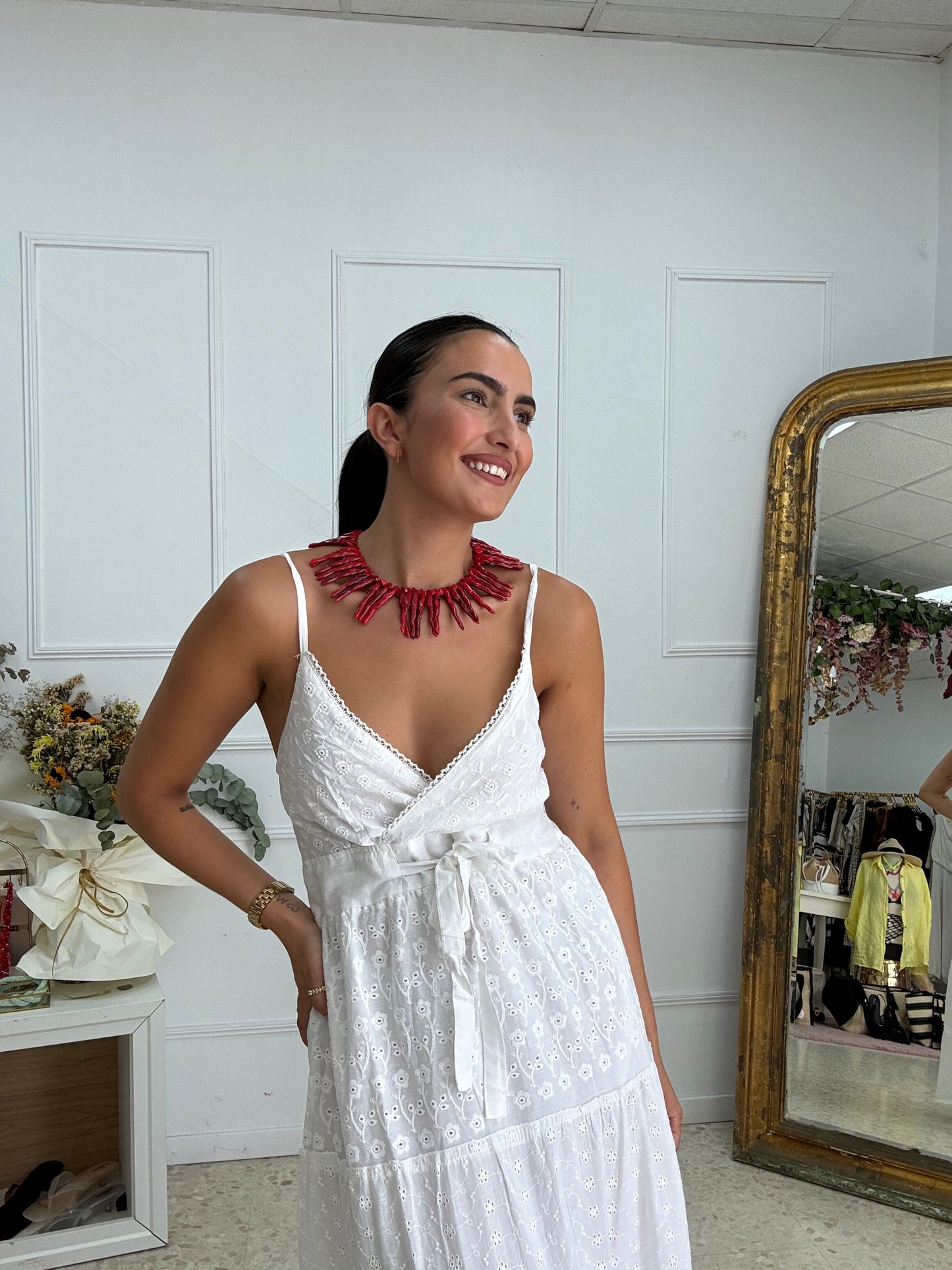 VESTIDO CERDEÑA TIRANTA