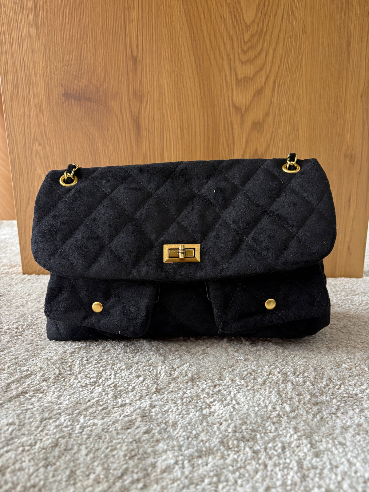 BOLSO ACOLCHADO NEGRO