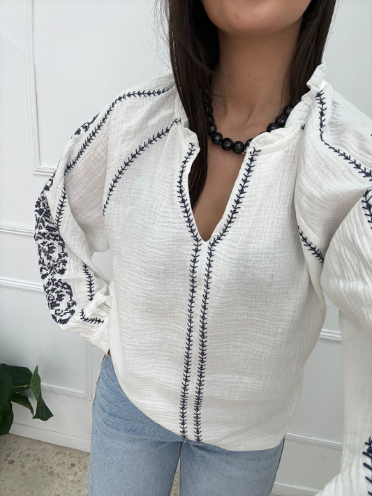 CAMISA BAMBULA BROCADA