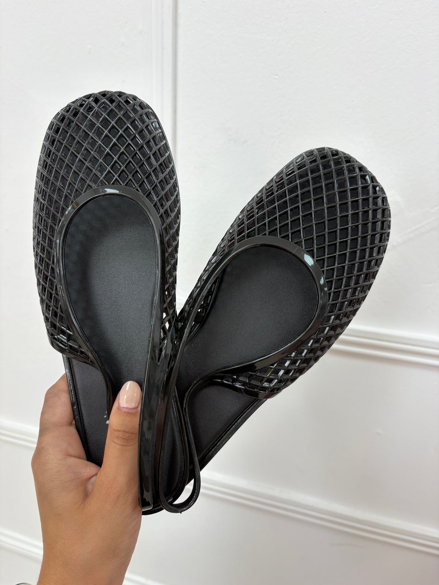 SANDALIA GOMA NEGRA
