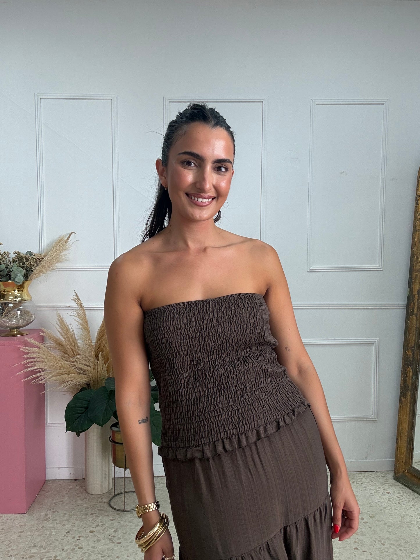 VESTIDO LAURA CHOCO