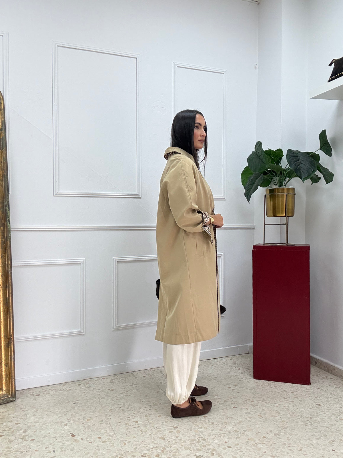 GABARDINA ZARA BEIGE