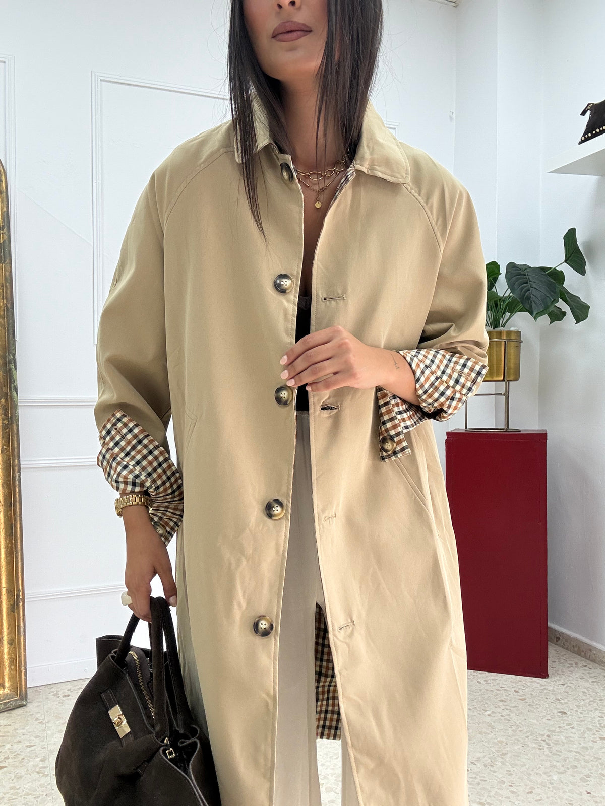 GABARDINA ZARA BEIGE