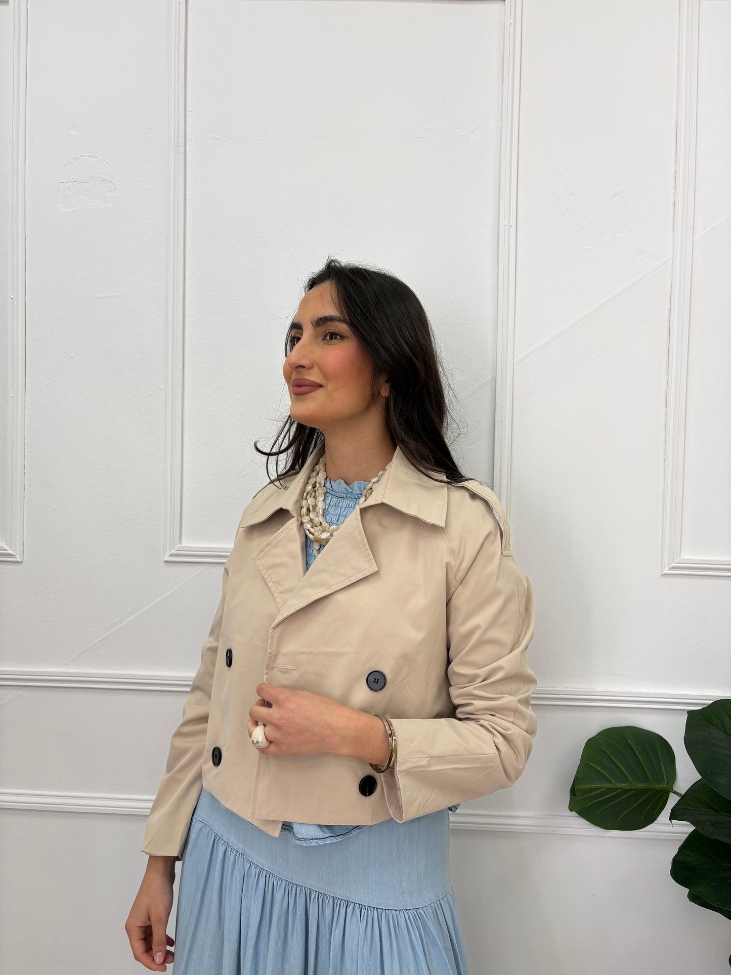 GABARDINA BEIGE