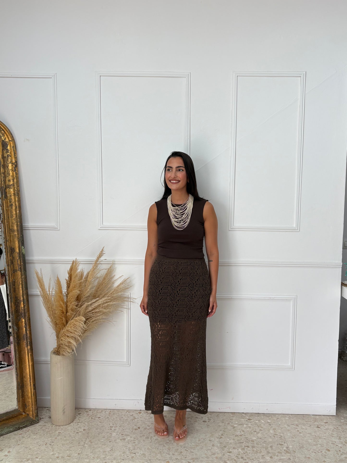 FALDA CROCHET