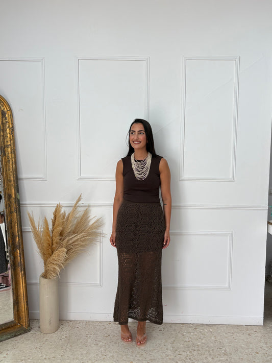 FALDA CROCHET