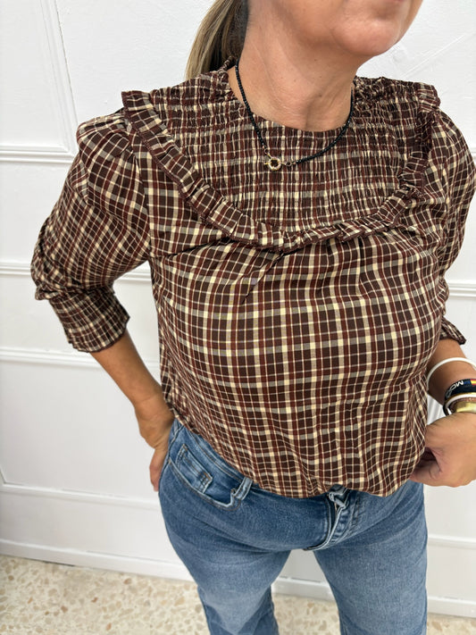 CAMISA VICHY CHOCO